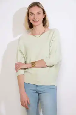 Wehkamp LOLALIZA pullover mintgroen fijn gebreid aanbieding
