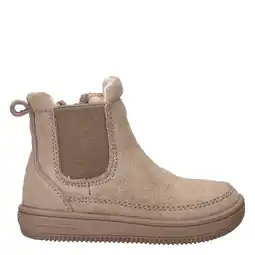 Wehkamp Nelson Kids suède enkelboots taupe aanbieding