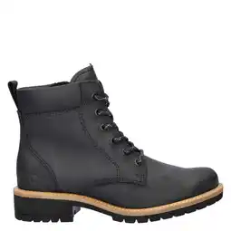 Wehkamp Ecco Elaina nubuck veterboots zwart aanbieding