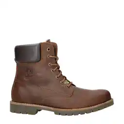 Wehkamp Panama Jack Panama 03 gevoerde leren veterboots bruin aanbieding