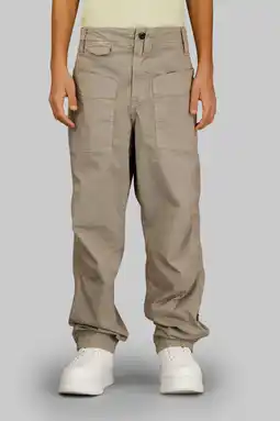 Wehkamp G-STAR relaxed casual broek grijsbruin aanbieding