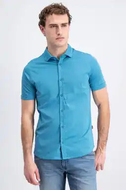 Wehkamp GABBIANO regular casual overhemd lichtblauw aanbieding