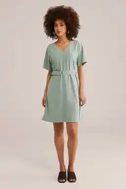 Wehkamp WE Fashion jurk lichtgroen aanbieding