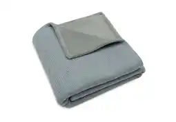 Wehkamp Jollein wiegdeken Cosy Knit - Sea Green/Velvet aanbieding