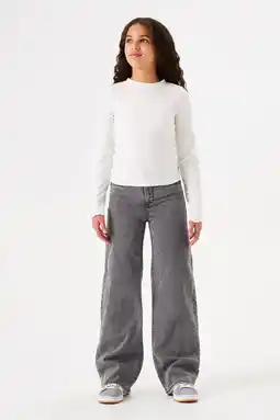 Wehkamp Garcia high waist wide leg jeans medium used aanbieding