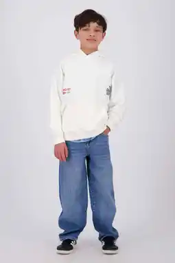 Wehkamp Vingino hoodie met backprint wit aanbieding