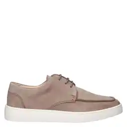 Wehkamp Greve Wave suède sneakers taupe aanbieding