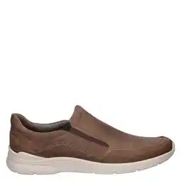 Wehkamp Ecco Irving nubuck instappers donkerbruin aanbieding