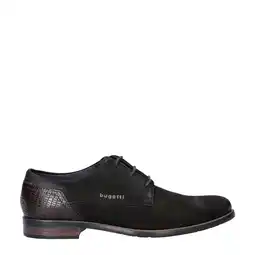 Wehkamp Bugatti nubuck veterschoenen zwart aanbieding