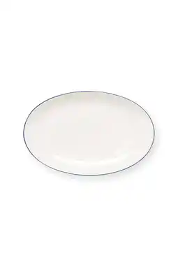 Wehkamp vtwonen dinerbord White-Blue Line (25 cm) aanbieding