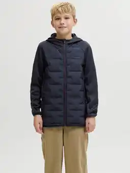 Wehkamp JACK & JONES JUNIOR jack lente gebreid donkerblauw aanbieding