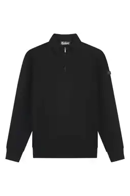 Wehkamp Malelions slim polo zwart aanbieding