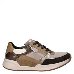 Wehkamp Gabor Rollingsoft suède sneakers beige aanbieding