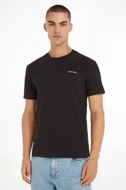 Wehkamp Calvin Klein regular fit T-shirt met katoen ck black aanbieding
