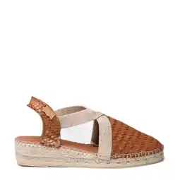 Wehkamp Toni Pons Siracusa leren espadrilles cognac aanbieding