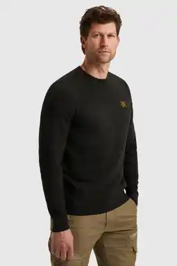 Wehkamp PME Legend trui gebreid groen aanbieding