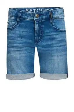 Wehkamp Retour Jeans regular denim short medium blue denim aanbieding