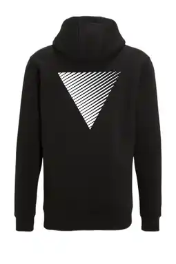 Wehkamp Pure Path hoodie met backprint black aanbieding