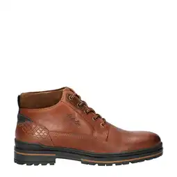 Wehkamp Australian Middelburg leren veterboots cognac aanbieding