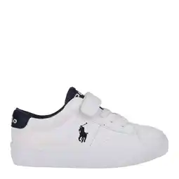 Wehkamp Ralph Lauren sneakers wit/donkerblauw aanbieding