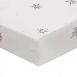 Wehkamp Witlof for kids wieg hoeslaken Little Charm ecru/grijs aanbieding