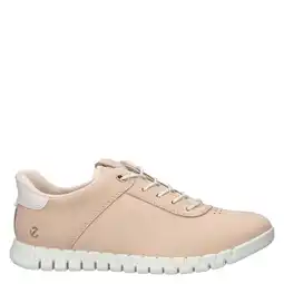 Wehkamp Ecco Gruuv Lite nubuck sneakers beige aanbieding