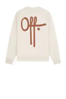 Wehkamp Off The Pitch sweater met backprint ecru aanbieding