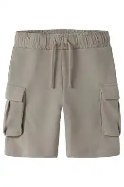 Wehkamp NAME IT KIDS regular sweatshort kaki aanbieding