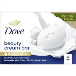 Etos Dove Beauty Cream Blokzeep 4x90 gram aanbieding