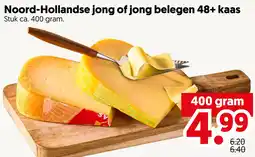 Dekamarkt Noord-Hollandse jong of jong belegen 48+ kaas aanbieding