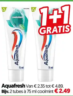 Dekamarkt Aquafresh aanbieding