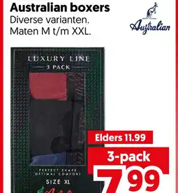 Dekamarkt Australian boxers Diverse aanbieding