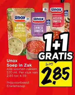 Vomar Voordeelmarkt Unox Soep in Zak aanbieding