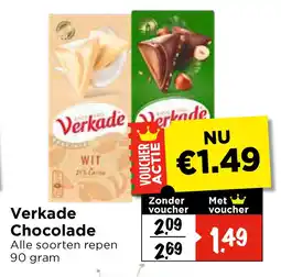 Vomar Voordeelmarkt Verkade Chocolade aanbieding