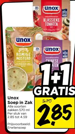 Vomar Voordeelmarkt Unox Soep in Zak aanbieding