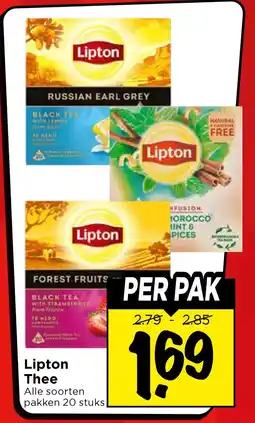 Vomar Voordeelmarkt Lipton Thee aanbieding