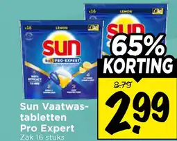 Vomar Voordeelmarkt Sun Vaatwas- tablettenPro Expert aanbieding