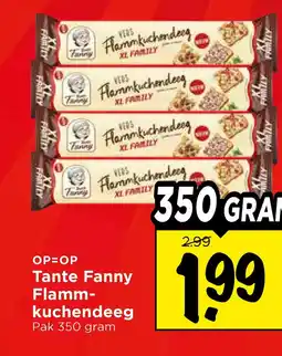 Vomar Voordeelmarkt Tante Fanny Flamm- kuchendeeg aanbieding