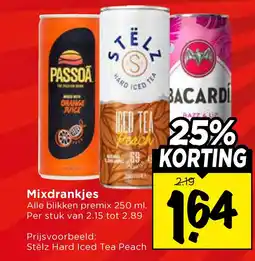 Vomar Voordeelmarkt Mixdrankjes aanbieding