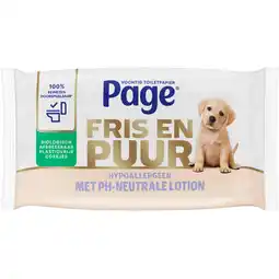Jumbo Page Puur Vochtig Toiletpapier 38 Stuks aanbieding