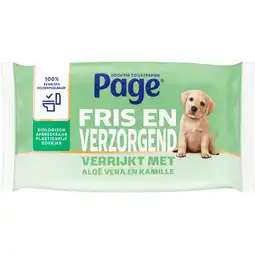 Jumbo Page Vochtig Toiletpapier Aloë Vera aanbieding