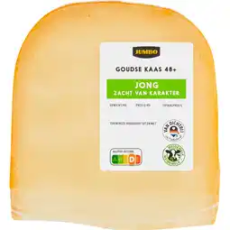 Jumbo Jumbo Goudse Kaas 48+ Stuks Jong 640 g aanbieding