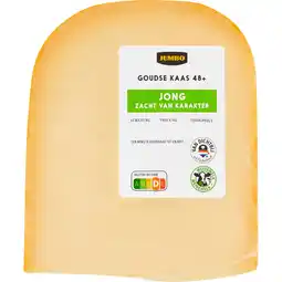 Jumbo Jumbo Goudse Kaas 48+ Jong Stuk ca. 410 g aanbieding