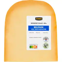 Jumbo Jumbo Goudse Kaas 48+ Belegen Stuk ca. 350g aanbieding