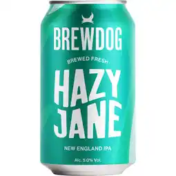Jumbo BrewDog Hazy Jane New England IPA Bier Blik 330 ml aanbieding