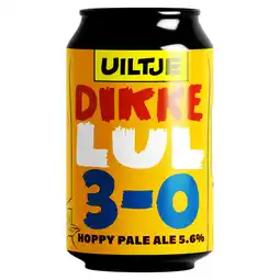 Jumbo Uiltje Dikke Lul 3-0 Hoppy Pale Ale 330ML aanbieding