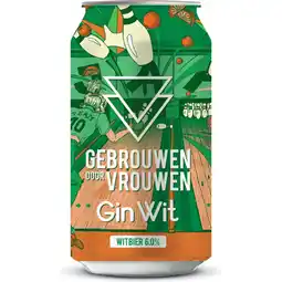 Jumbo Gebrouwen Door Vrouwen Gin Wit 330ML aanbieding