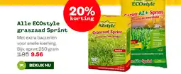 Welkoop Alle ECOstyle graszaad Sprint aanbieding