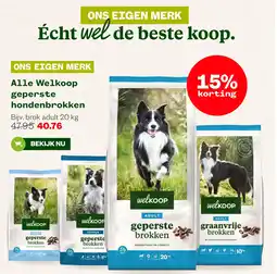 Welkoop Alle Welkoop geperste hondenbrokken aanbieding