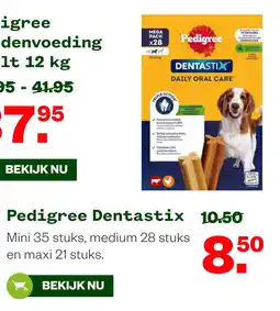 Welkoop Pedigree Dentastix 10.50 aanbieding
